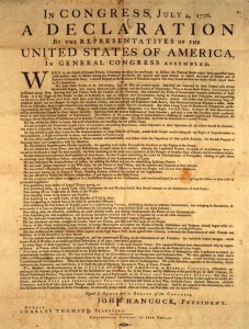 The Declaration of Independence